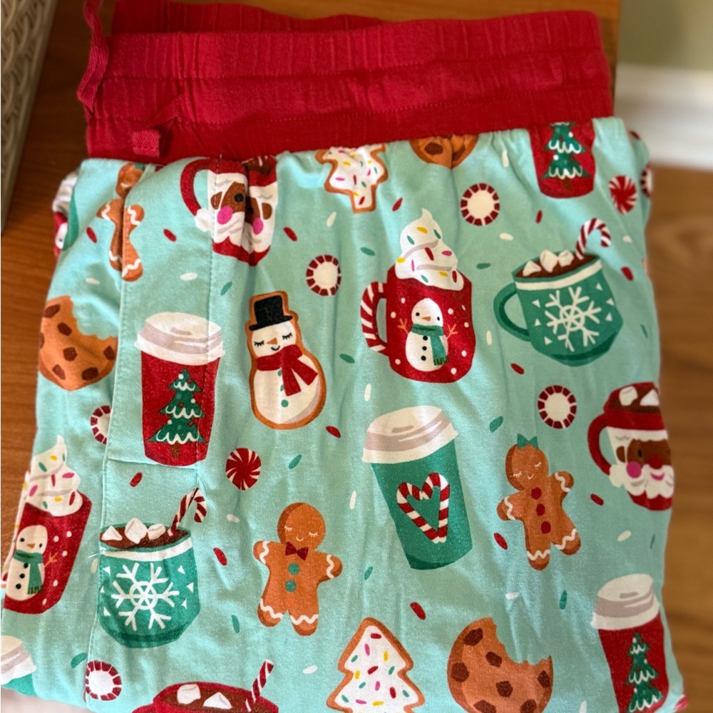 Little Sleepies Red and White Holiday Pajama Pants